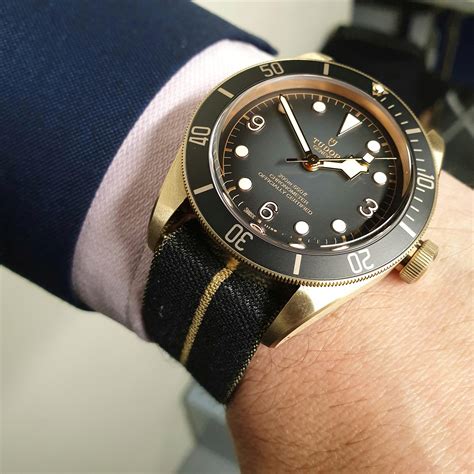 tudor black bay bronze replacement strap|black bay bronze rubber strap.